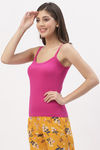 Floret Cotton Camisole (Pack of 2) - Magenta Nude — thumbnail 4